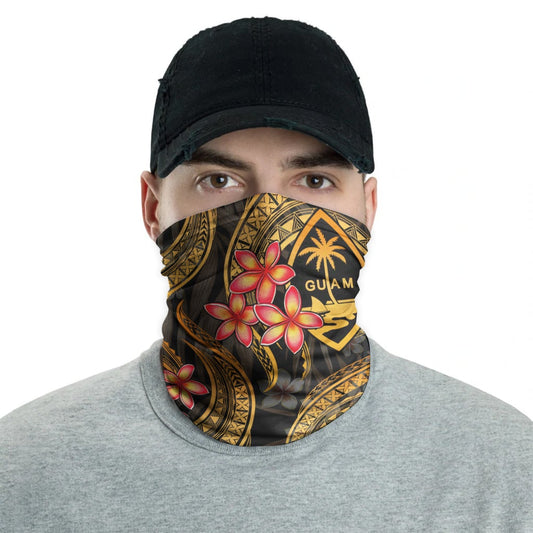 Guam Neck Gaiter - Plumeria Gold