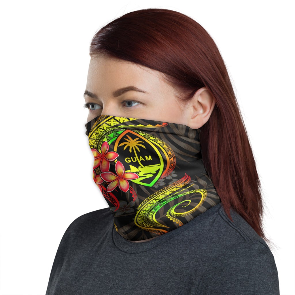 Guam Neck Gaiter - Plumeria Reggae
