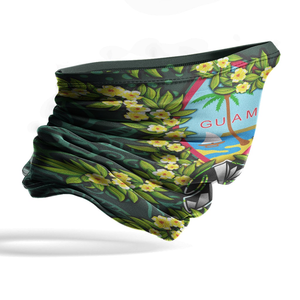 Guam Neck Gaiter - Ti Leaf Lei Turtle