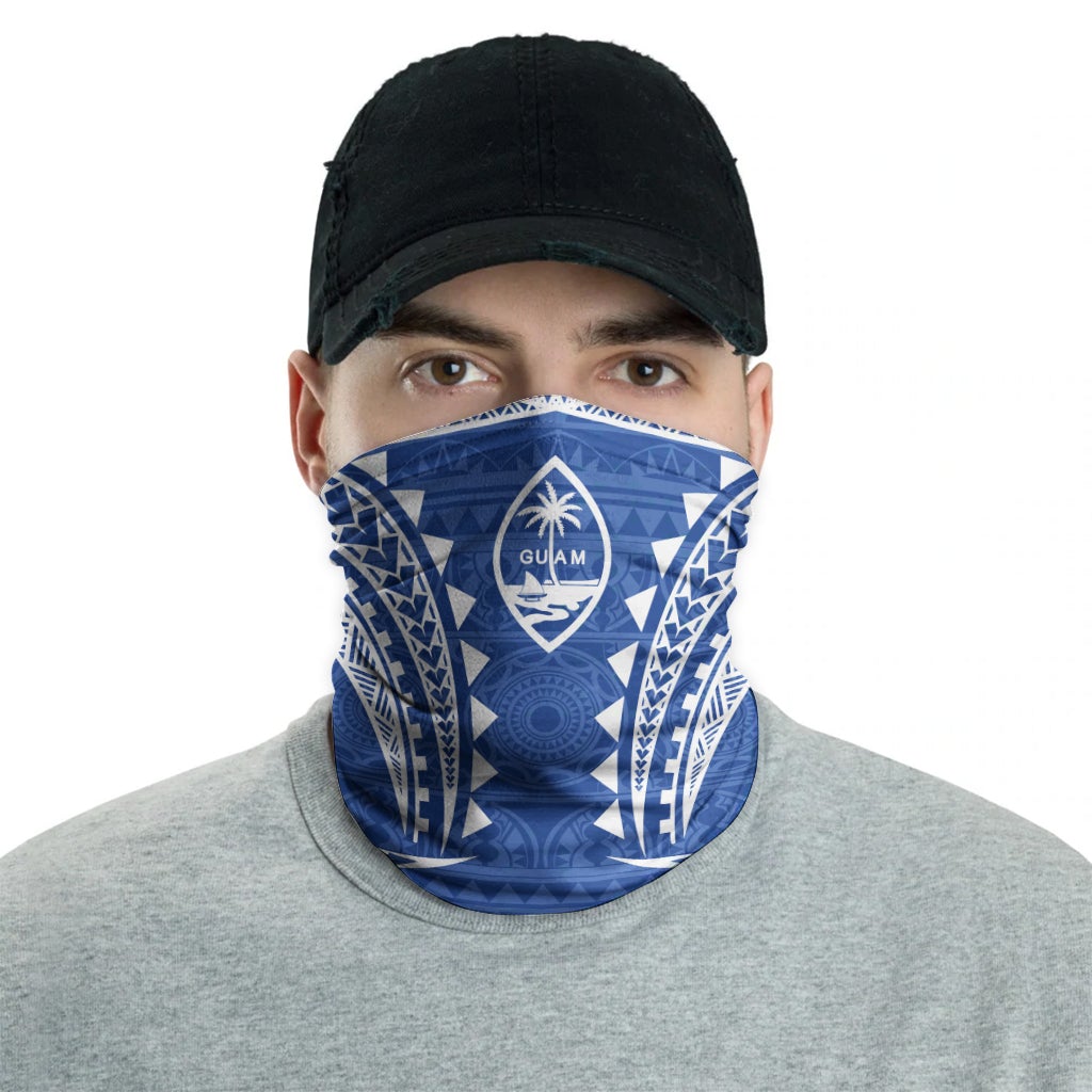 Guam Neck Gaiter - Tribal Pattern Blue