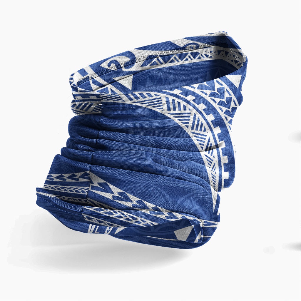 Guam Neck Gaiter - Tribal Pattern Blue