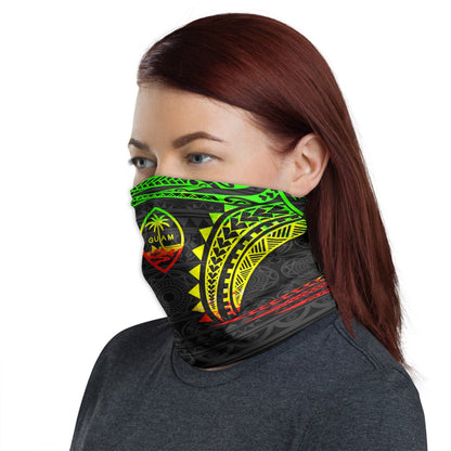 Guam Neck Gaiter - Tribal Pattern Reggae