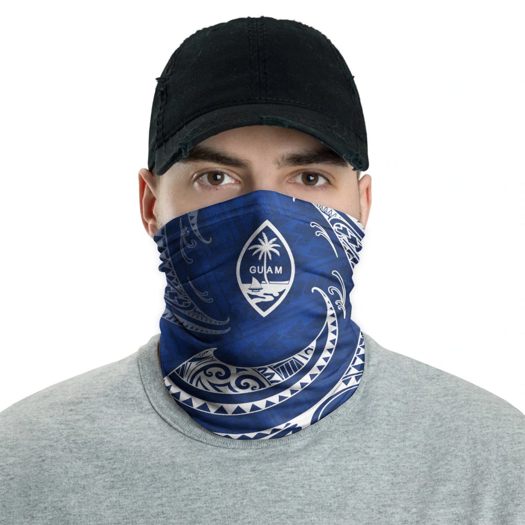 Guam Neck Gaiter - Tribal Wave Blue