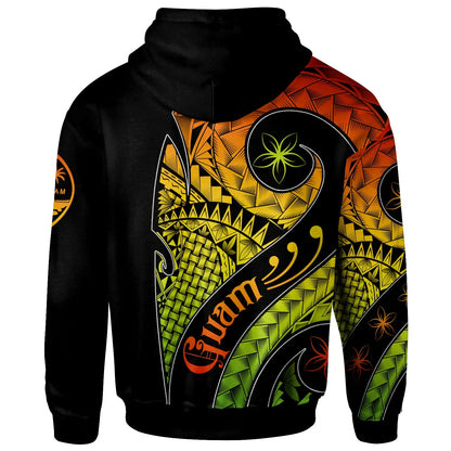 Guam Personalised Hoodie - Guam Polynesian Decorative Patterns