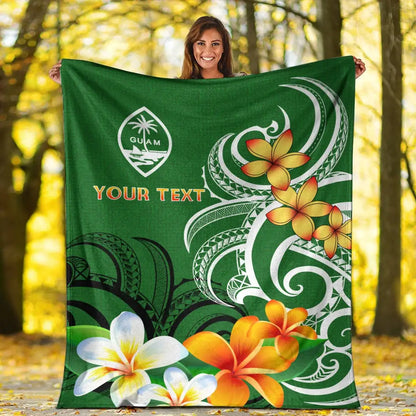 Guam Personalised Premium Blanket - Guamanian Spirit Green