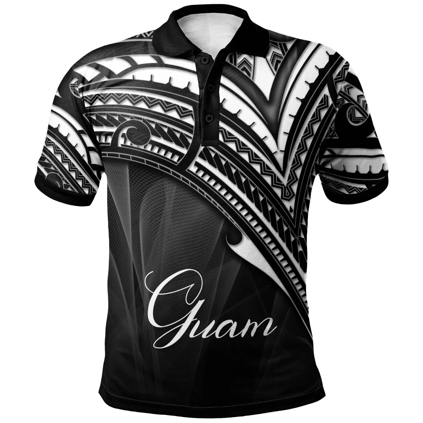 Guam Polo Shirt - Cross Style