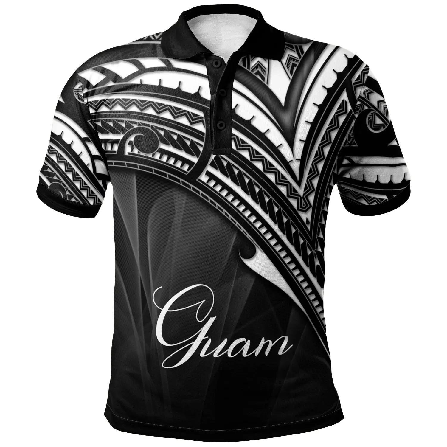 Guam Polo Shirt - Cross Style