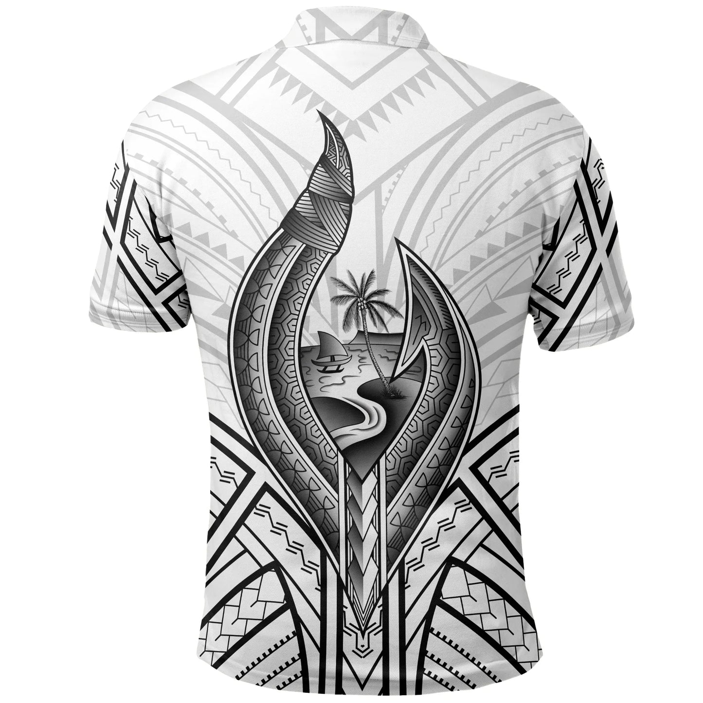 Guam Polo Shirt - Guam Seal Chamorro Tribal