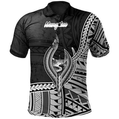 Guam Polo Shirt - Mangilao Seal Of Guam Polynesian Patterns