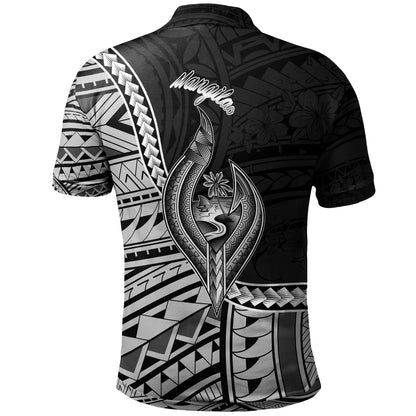 Guam Polo Shirt - Mangilao Seal Of Guam Polynesian Patterns