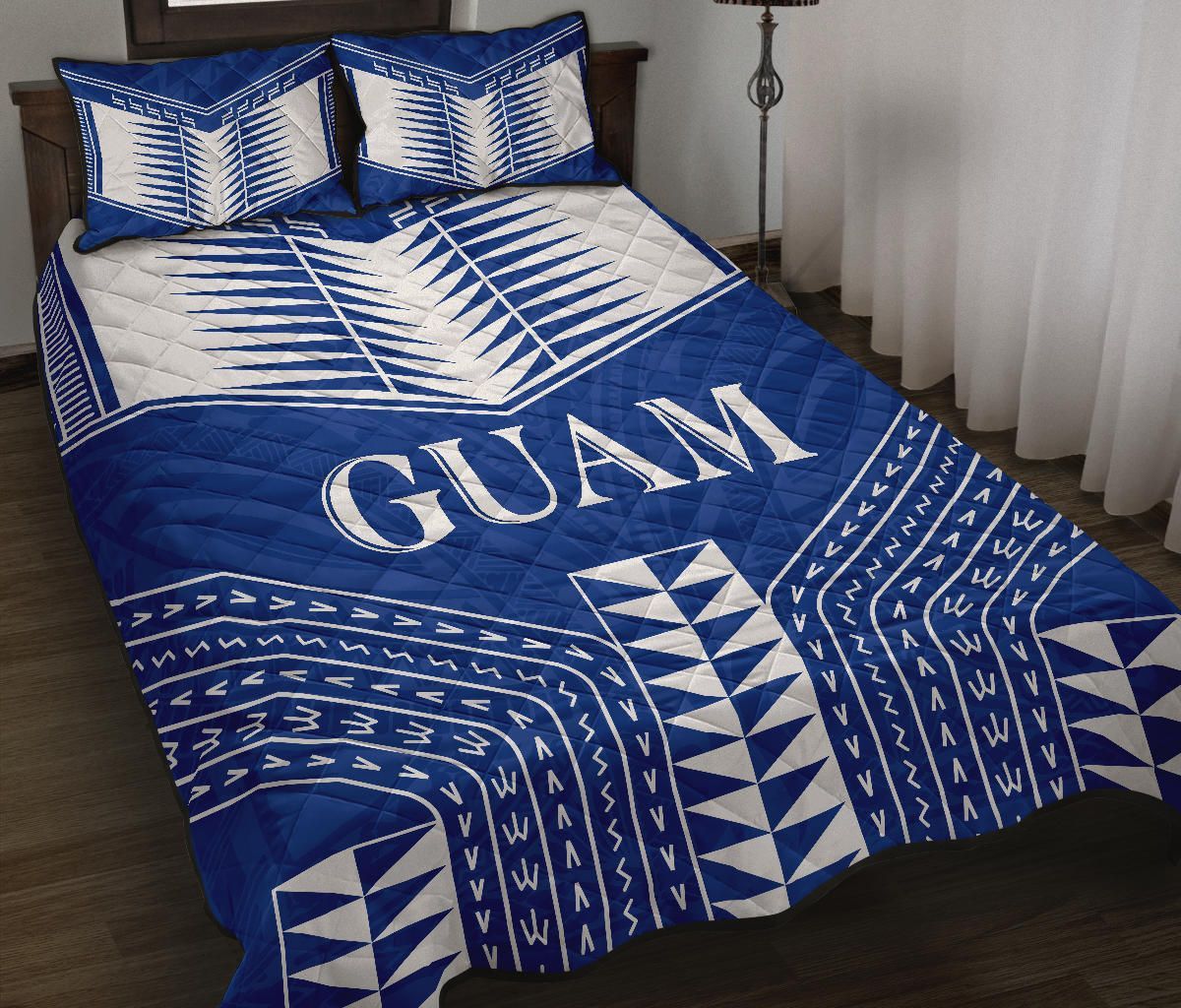 Guam Polynesia Quilt Bed Set - Guam Polynesian Pattern