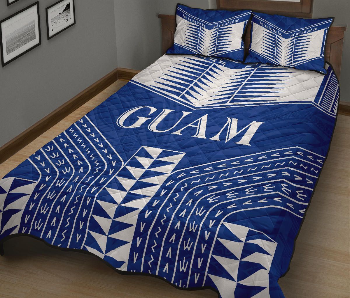 Guam Polynesia Quilt Bed Set - Guam Polynesian Pattern
