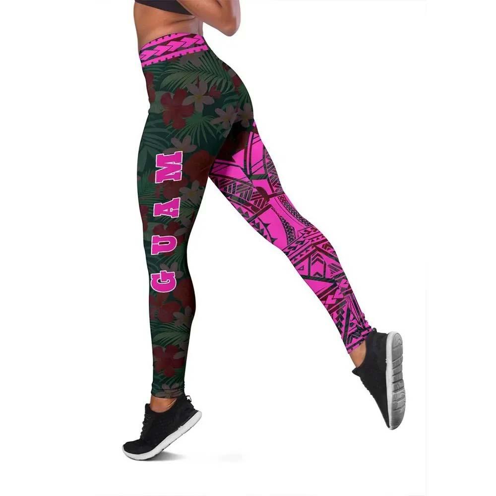 Guam Polynesian 1st Legging (Pink)