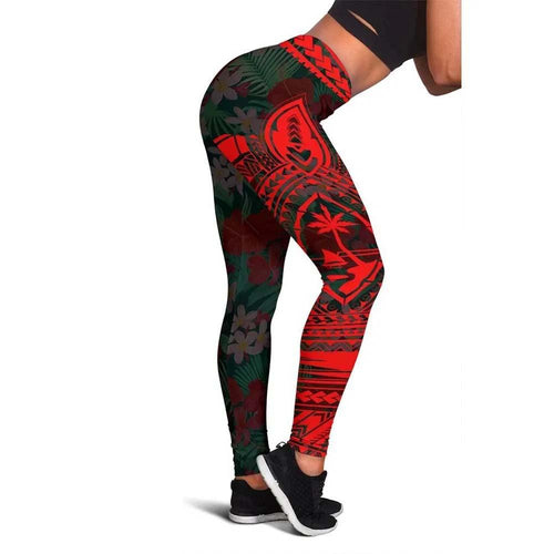 Guam Polynesian 1st Legging (Red)