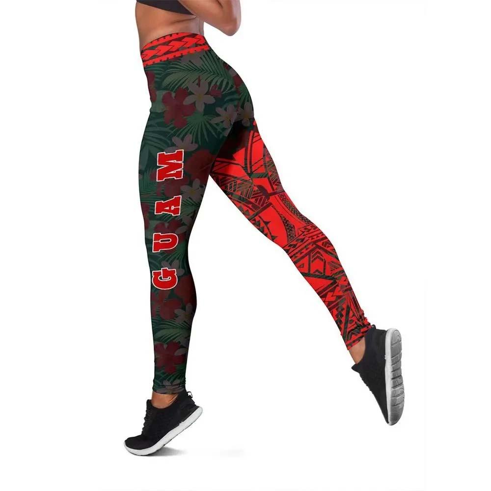 Guam Polynesian 1st Legging (Red)