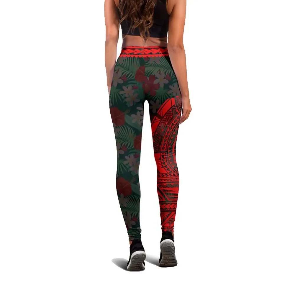 Guam Polynesian 1st Legging (Red)