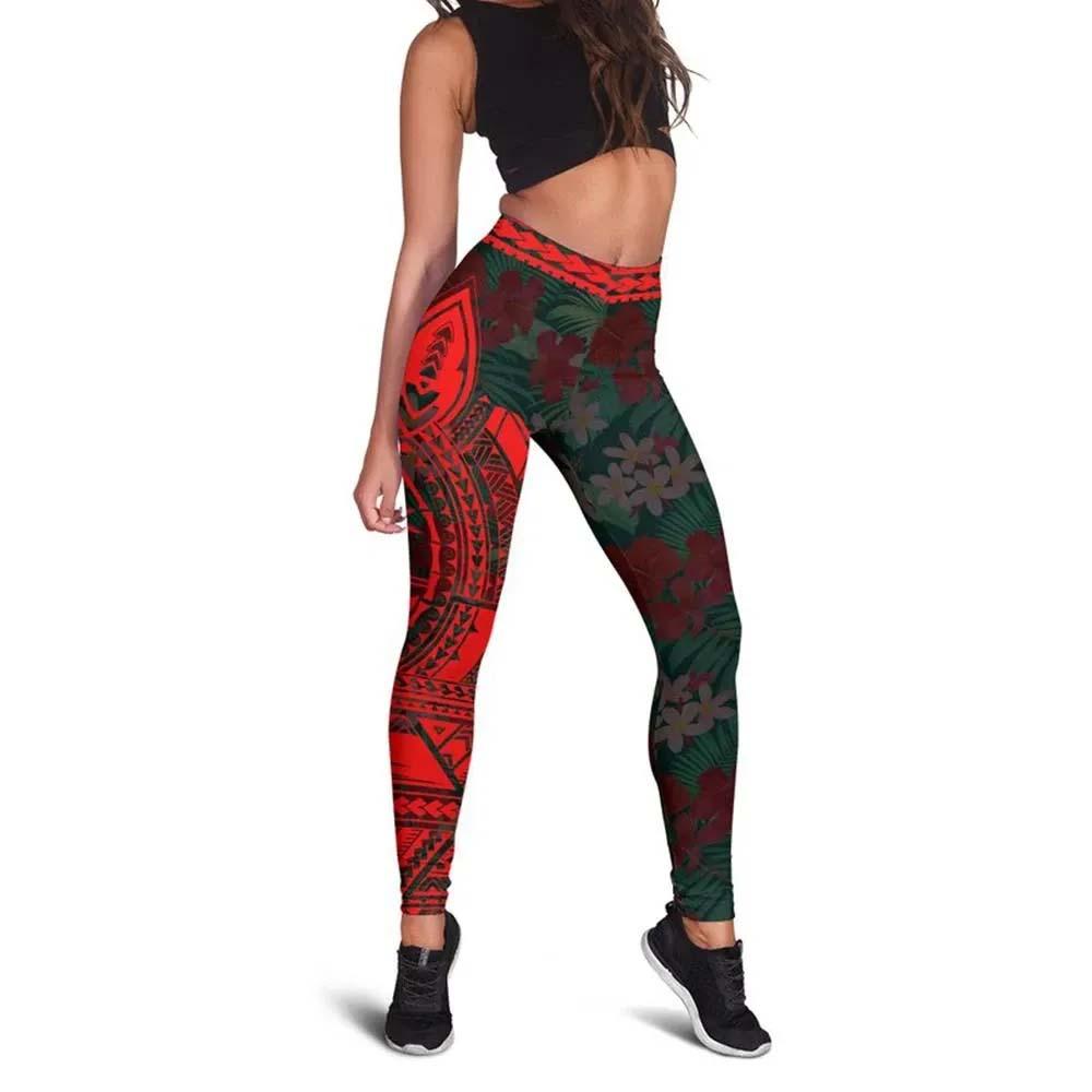 Guam Polynesian 1st Legging (Red)