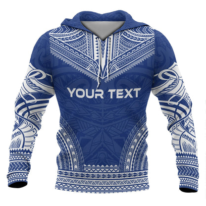 Guam Polynesian Chief Custom Personalised Hoodie - Flag Version