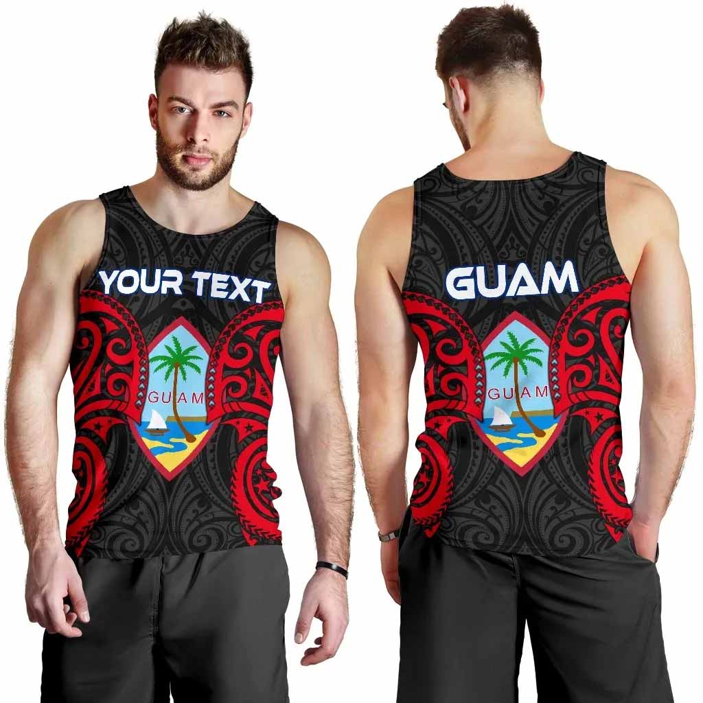 Guam Polynesian Custom Personalised Men Tank Top - Guam Spirit