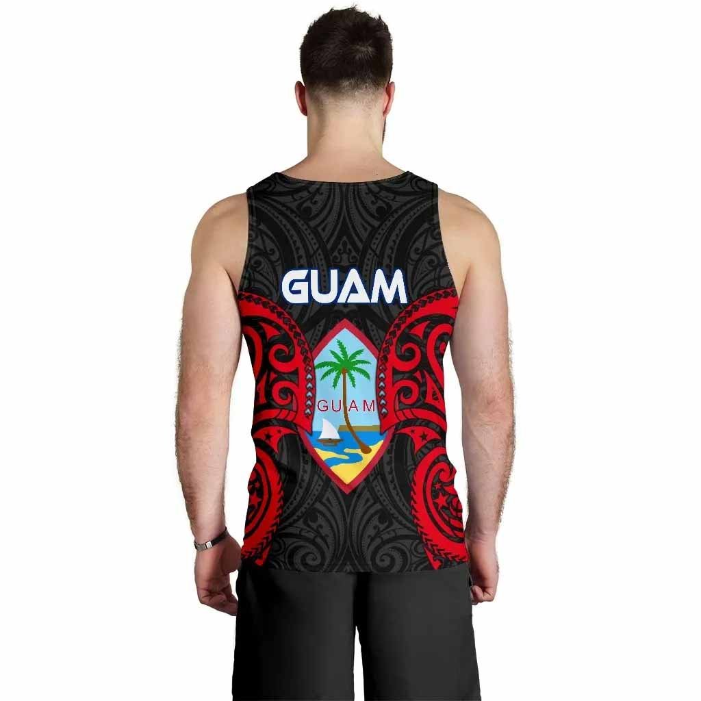 Guam Polynesian Custom Personalised Men Tank Top - Guam Spirit