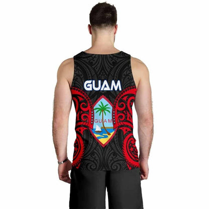 Guam Polynesian Custom Personalised Men Tank Top - Guam Spirit
