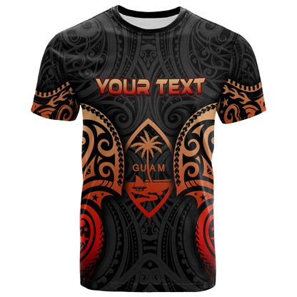 Guam Polynesian Custom Personalised T-Shirt - Spirit Red Version