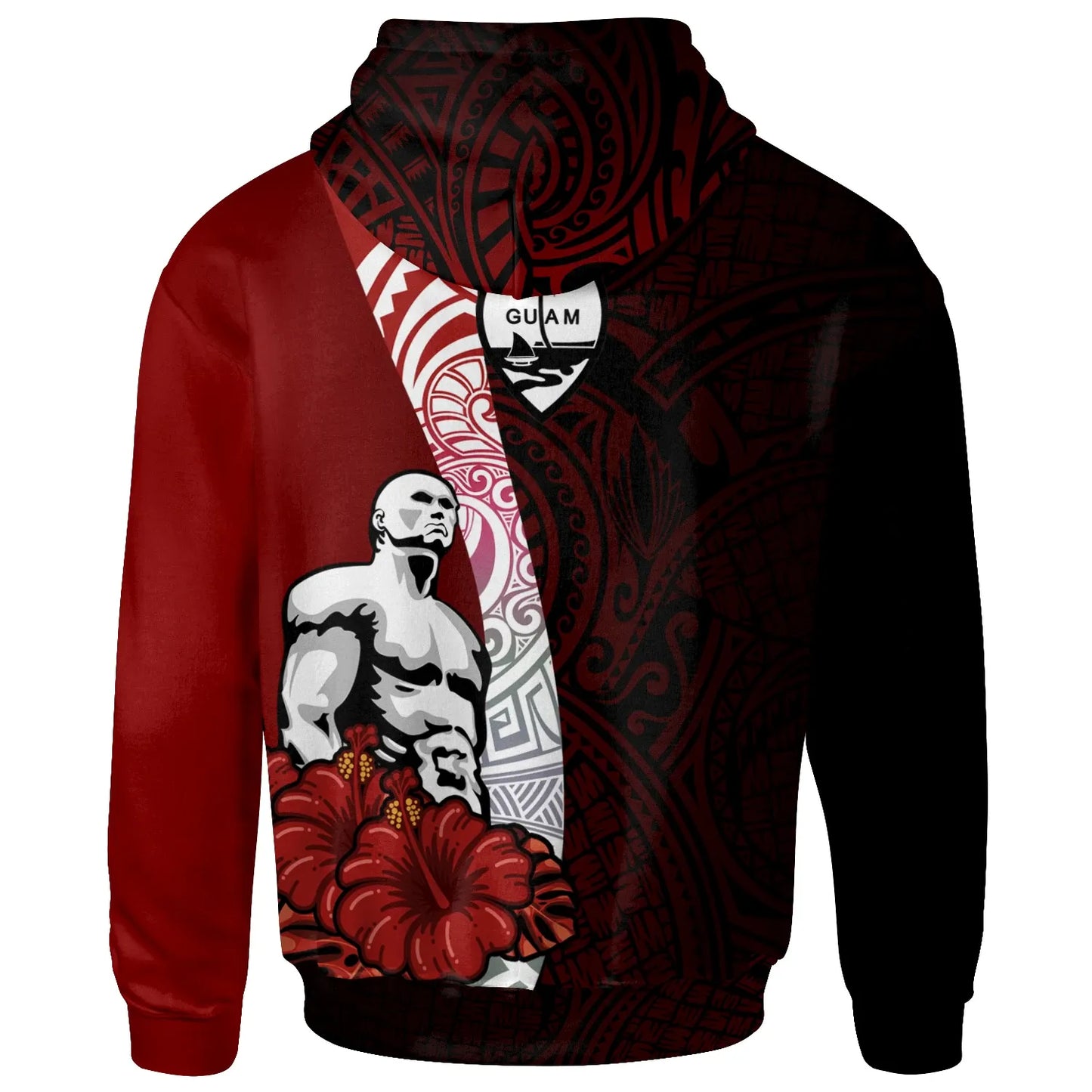 Guam Polynesian Hoodie - Chamorro Warrior