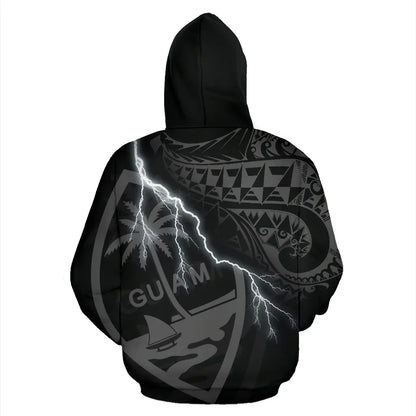 Guam Polynesian Hoodie - Lighting Thunder