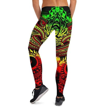 Guam Polynesian Legging - Reggae Shark Polynesian Tattoo