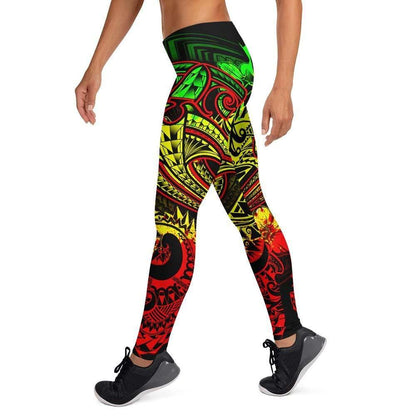 Guam Polynesian Legging - Reggae Shark Polynesian Tattoo