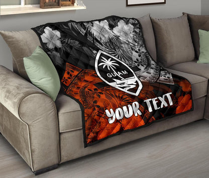 Guam Polynesian Persionalised Premium Quilt - Vintage Polynesian Style