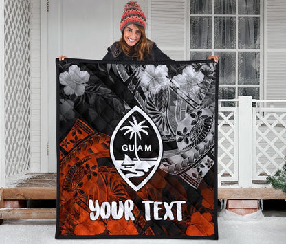 Guam Polynesian Persionalised Premium Quilt - Vintage Polynesian Style