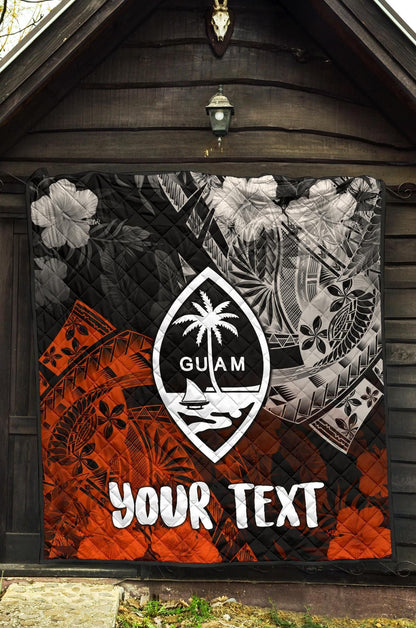 Guam Polynesian Persionalised Premium Quilt - Vintage Polynesian Style