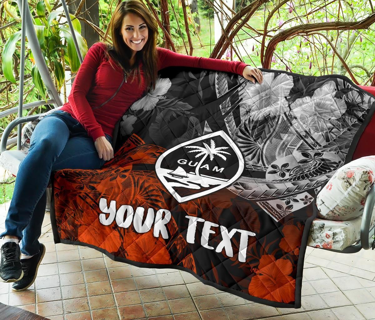 Guam Polynesian Persionalised Premium Quilt - Vintage Polynesian Style