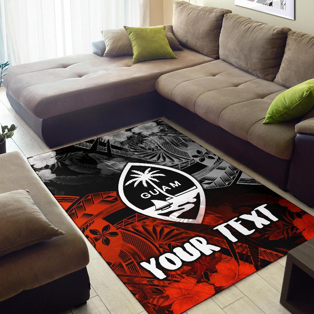 Guam Polynesian Personalised Area Rug - Vintage Polynesian Style