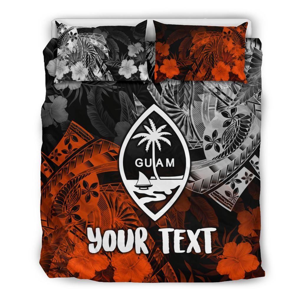 Guam Polynesian Personalised Bedding Set - Vintage Polynesian Style