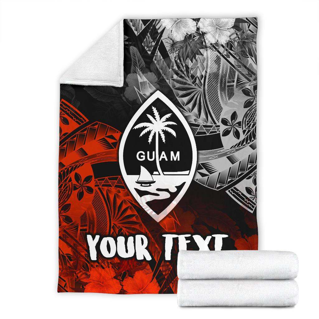 Guam Polynesian Personalised Premium Blanket - Vintage Polynesian Style