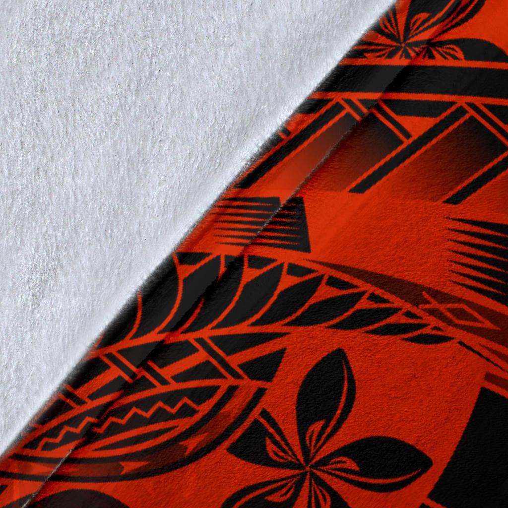 Guam Polynesian Personalised Premium Blanket - Vintage Polynesian Style