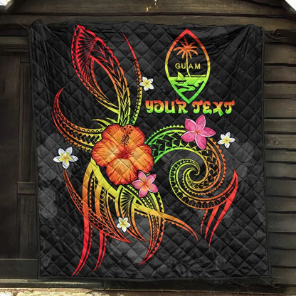 Guam Polynesian Personalised Premium Quilt - Legend of Guam (Reggae)