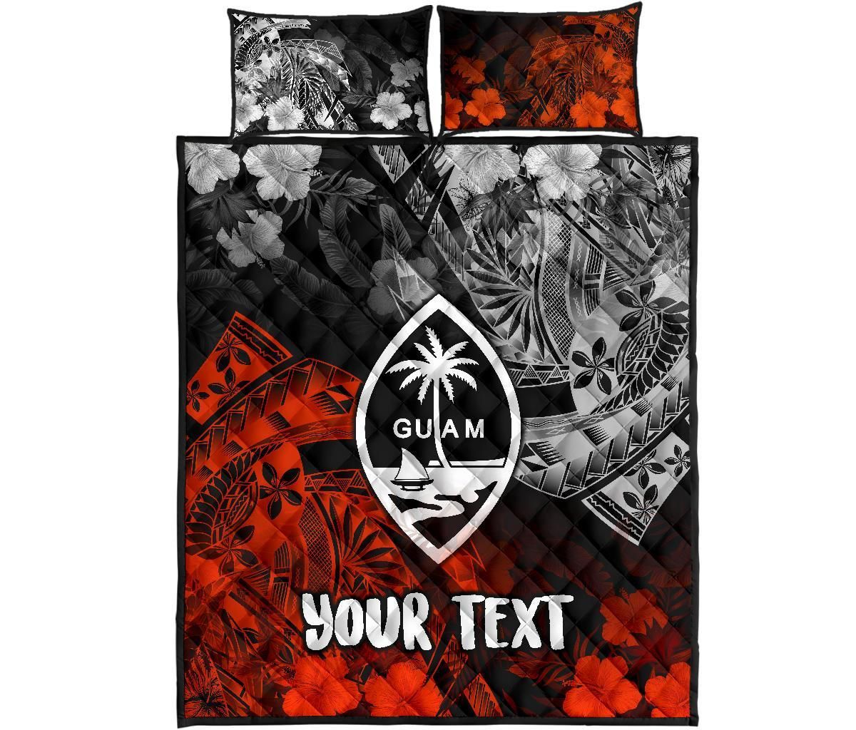 Guam Polynesian Personalised Quilt Bed Set - Vintage Polynesian Style