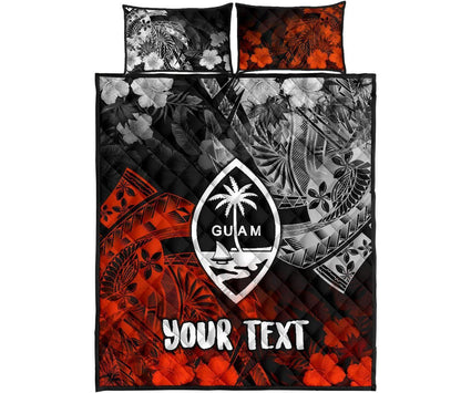 Guam Polynesian Personalised Quilt Bed Set - Vintage Polynesian Style