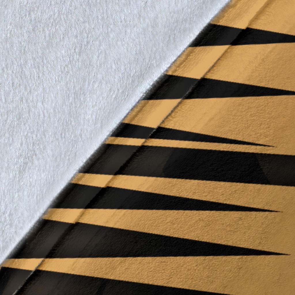 Guam Polynesian Premium Blanket - Guam Gold Seal with Polynesian Tattoo