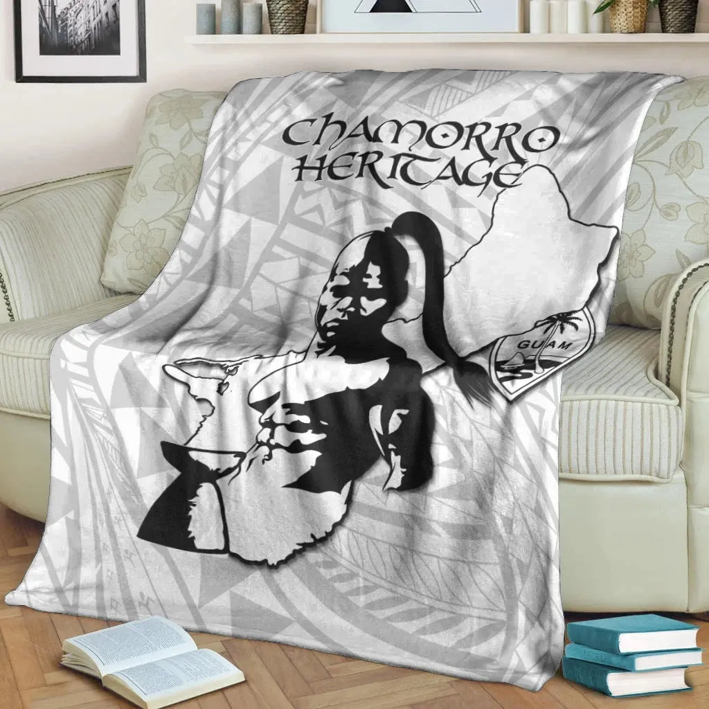 Guam Premium Blanket - Chamorro Heritage