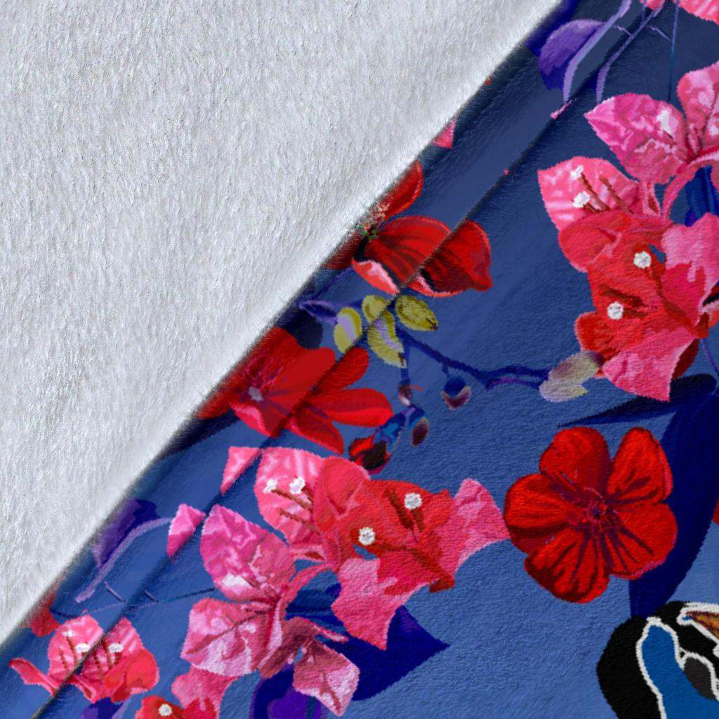 Guam Premium Blanket - KoKo Bird With Map