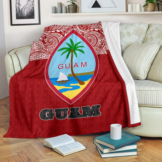 Guam Premium Blanket - Red Style