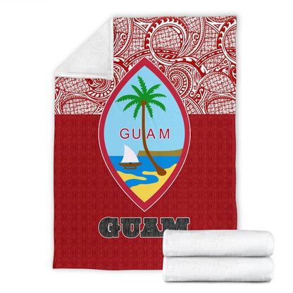 Guam Premium Blanket - Red Style