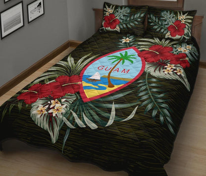 Guam Polynesian Quilt Bed Set - Special Hibiscus