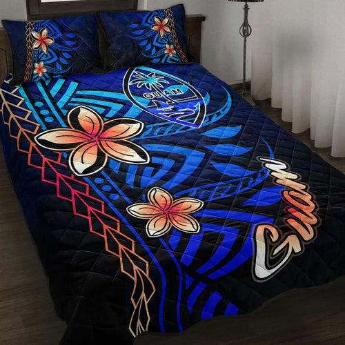 Guam Quilt Bed Set - Vintage Tribal Mountain