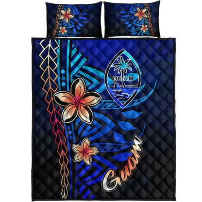 Guam Quilt Bed Set - Vintage Tribal Mountain