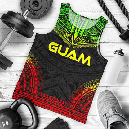 Guam Men Tank Top - Polynesian Chief Reggae Version